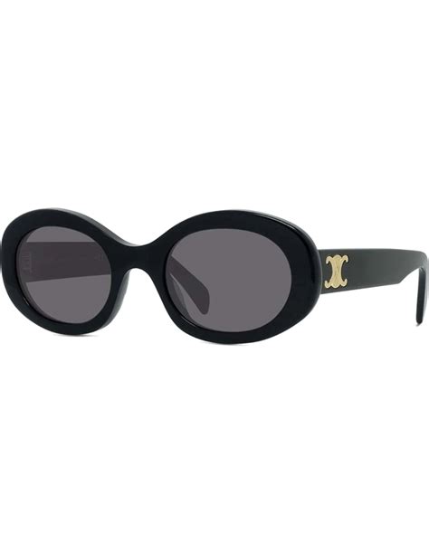 celine triomphe oval women sunglasses|are Celine sunglasses polarized.